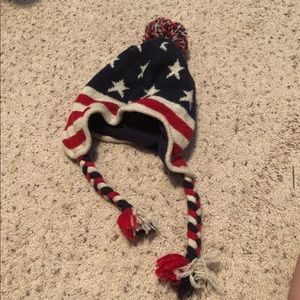 American flag design hat